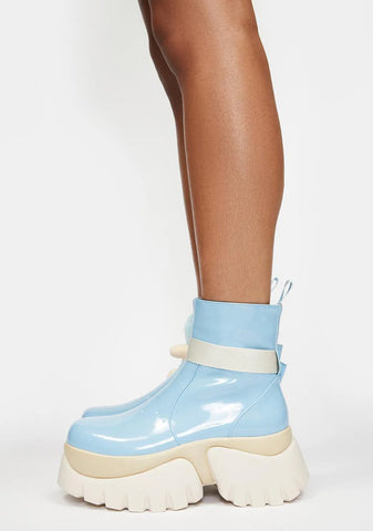 My Blue Melody Platform Boots