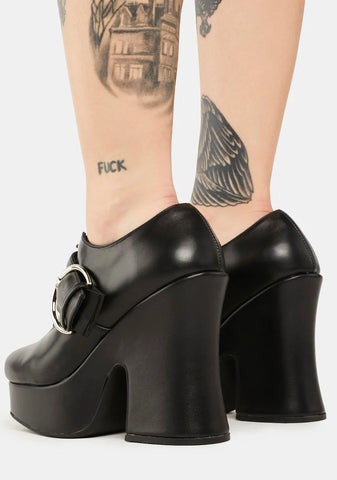 Different Conversation Chunky Platform Shoes