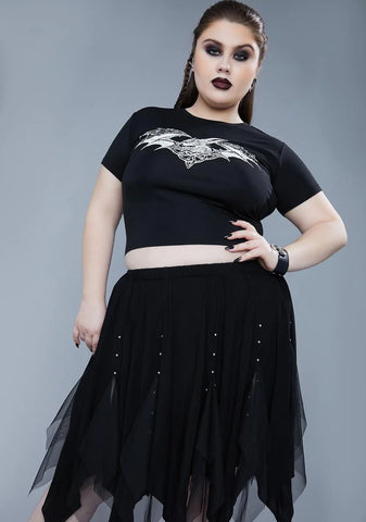 I'll Light The Fire Midi Skirt