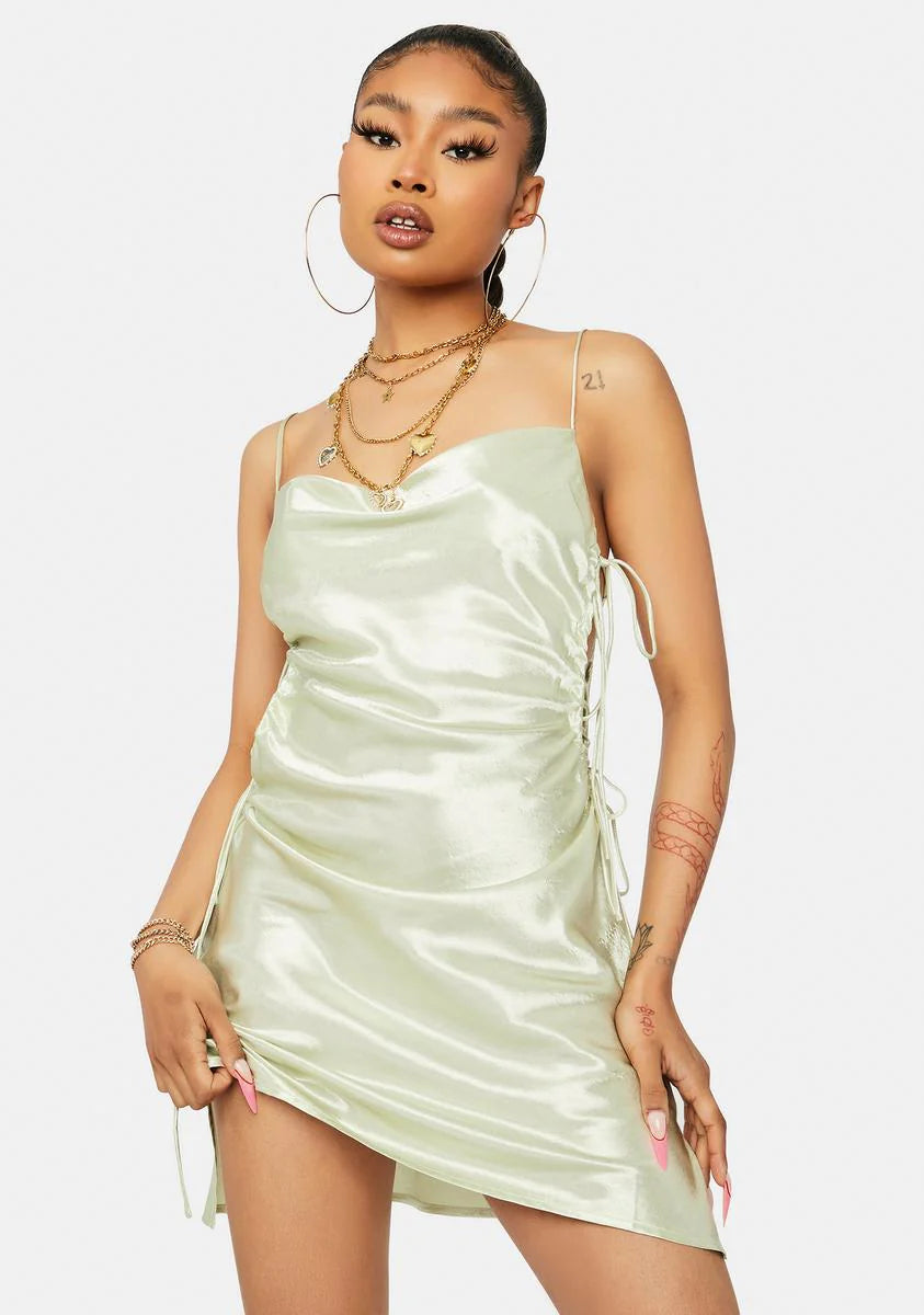 Fierceness Excluded Side Cut Out Mini Dress