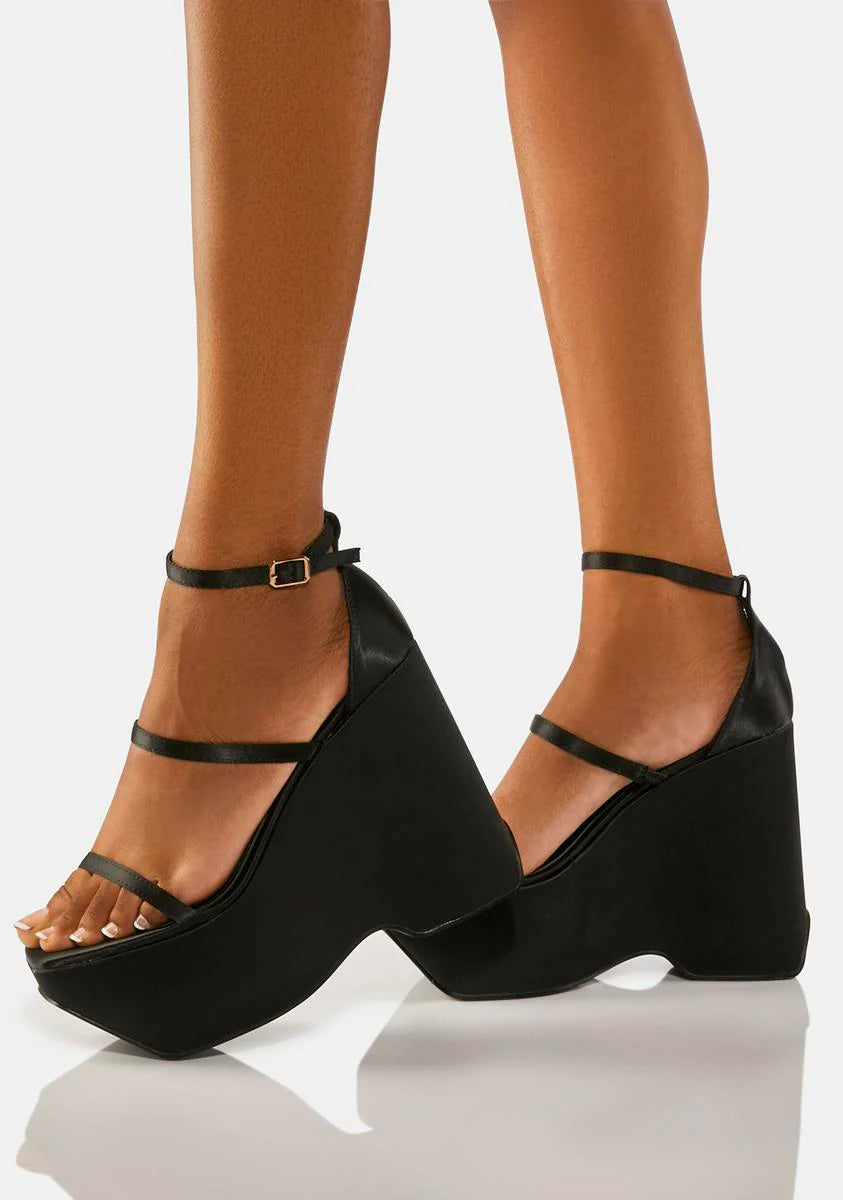 Touch The Sky Wedge Heels