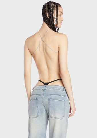 Deja Vu Rhinestone Top