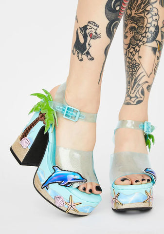 She's A Catch Platform Heels