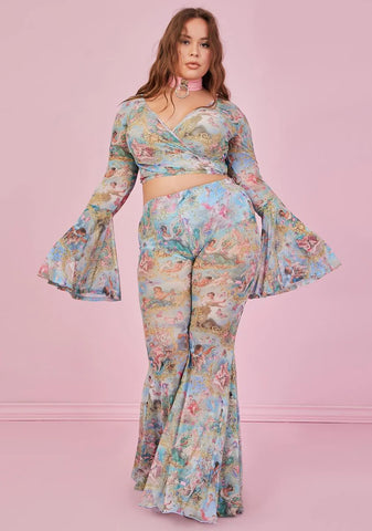 Lux Divine Lush Opulence Wrap Top