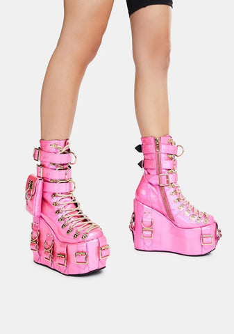 Sweetest Bounty Holographic Traitor Boots