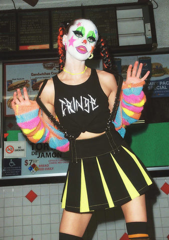 Toxic Last Second Chance Pleated Skirt