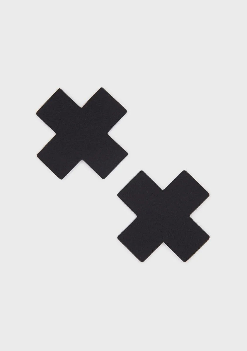 Matte Cross Nipple Pasties