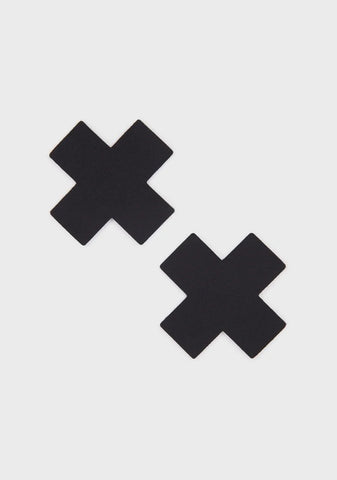 Matte Cross Nipple Pasties
