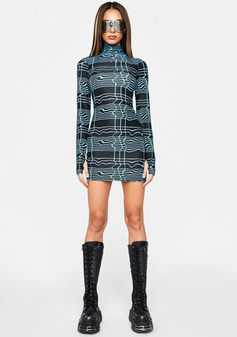 Into The Matrix Bodycon Dress