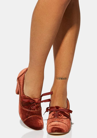 Madison Velvet Heels