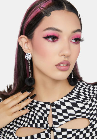 Loaded Dice Drop Earrings