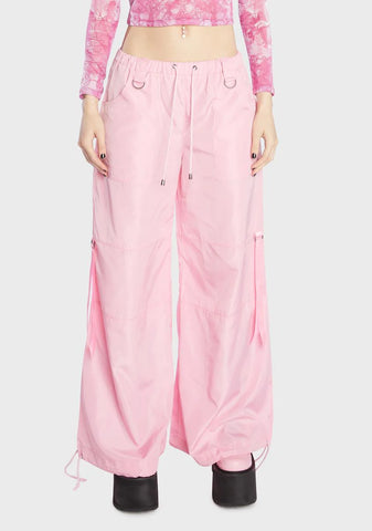 Bubblegum Punk Cred Wide Leg Pants