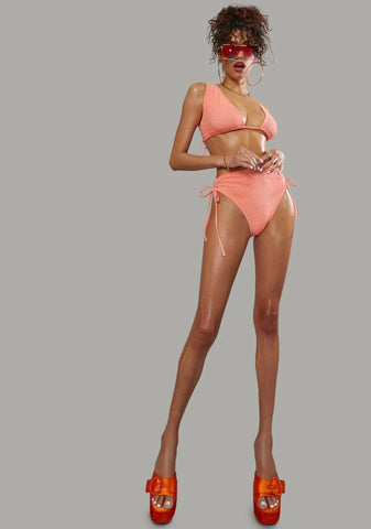 Peachy Vice High Rise Bikini Set