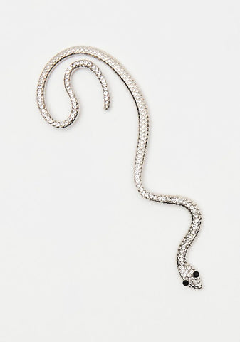 Snake in the Garden Ear Cuff