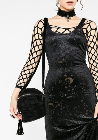 Velvet Grave Digger Handbag