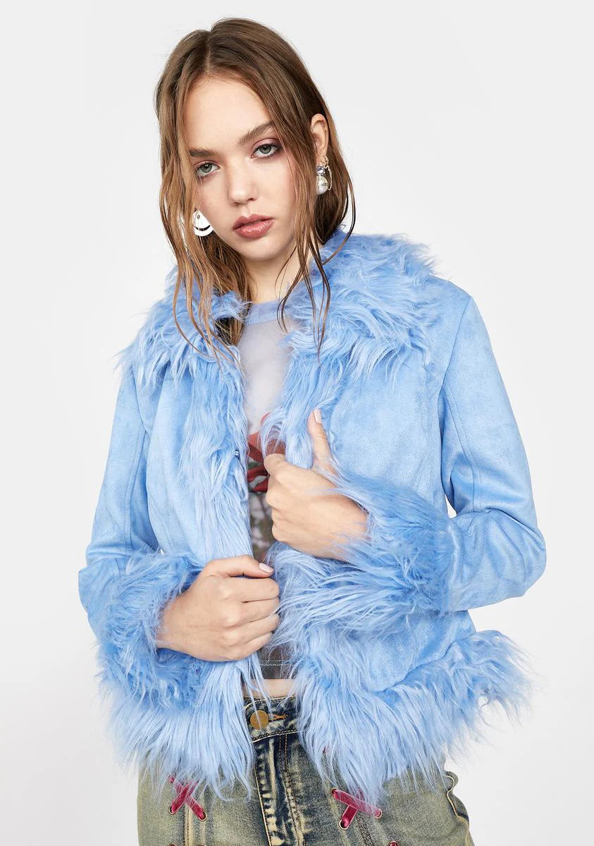 Real Intentions Vegan Suede Jacket