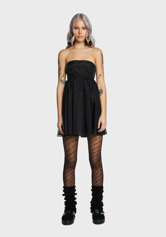 Dark The Dance Routine Mini Dress