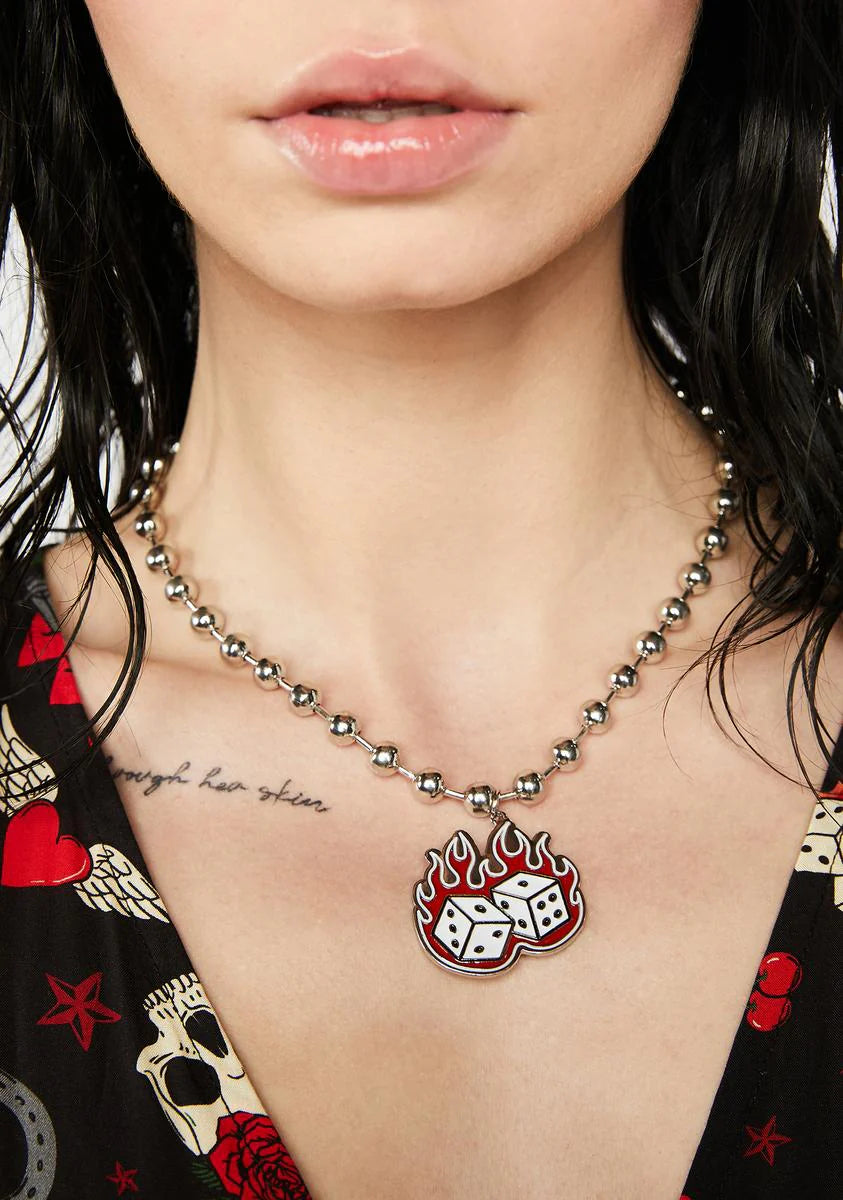 Roll The Dice Necklace