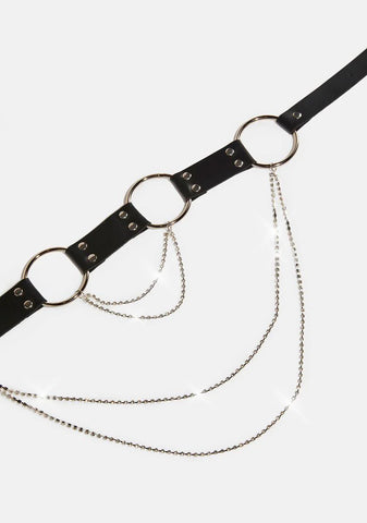 Hidden Tactics Rhinestone Waist Belt