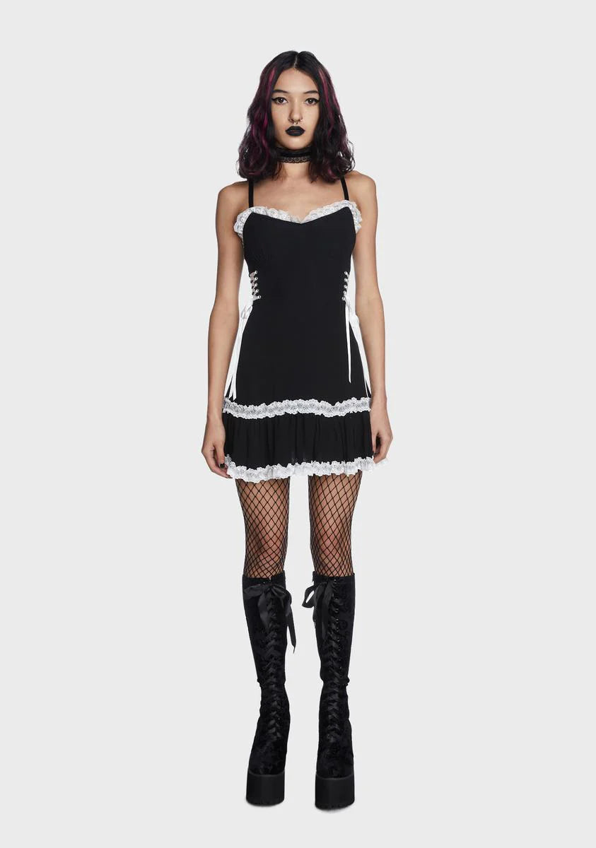 Holy Devious Doll Knit Mini Dress
