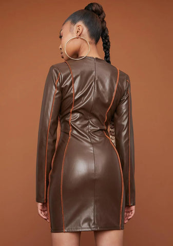 Lead The Way V-Neck Mini Dress