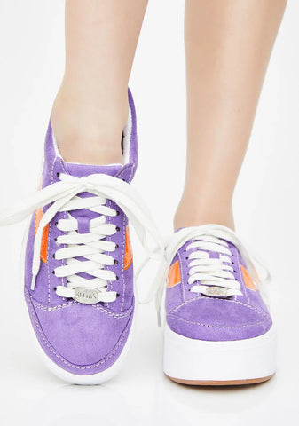 Purp Whats My Age Again Skater Sneakers