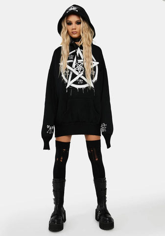All Seeing Spirit Oversized Pullover Hoodie