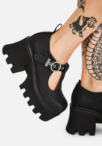 Raven Answer Me Platform Mary Janes