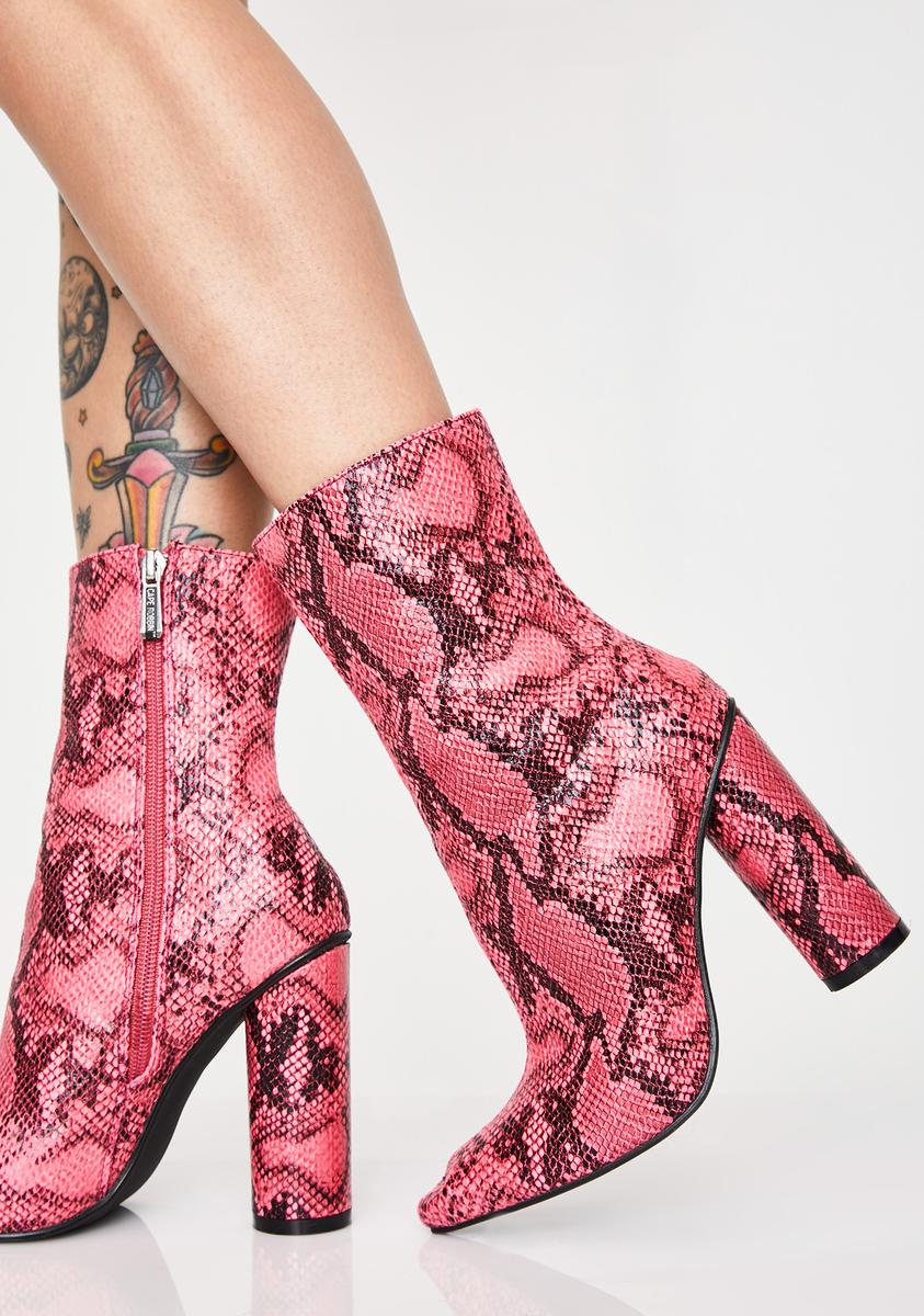 Sweet Medusa Slay Ankle Boots