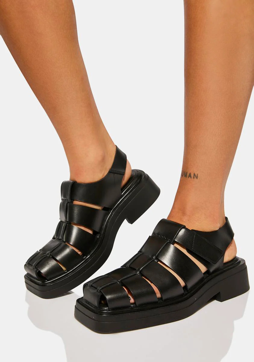 Black Eyra Sandals