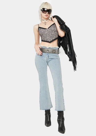 Rock Goddess Frayed Jeans