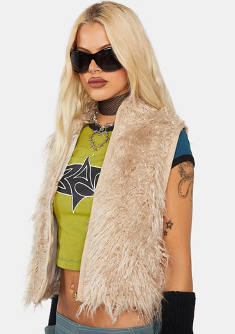 Yeti Faux Fur Gilet Vest