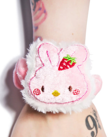 Usa-pyon Scrunchie - White