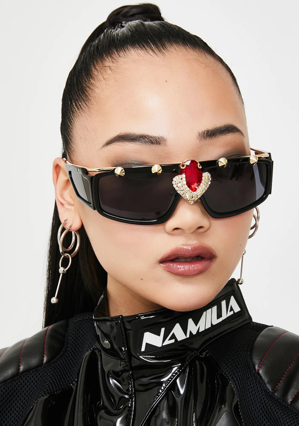 On The Grind Studded Sunglasses