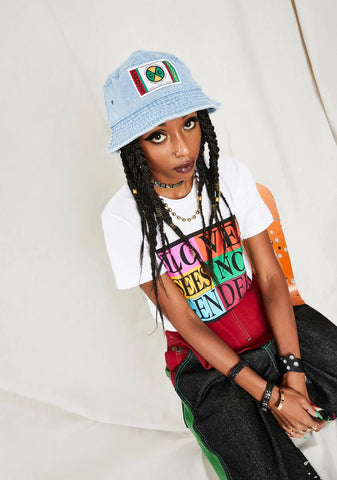 Cross Colours Denim Bucket Hat