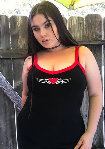 My Heart It Races Mini Dress