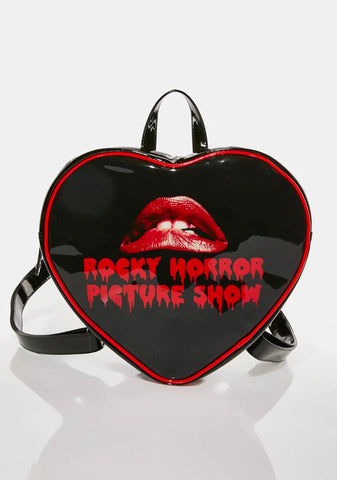 Rocky Horror Logo Heart Backpack