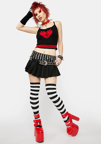 Deviled Heart Knit Tank