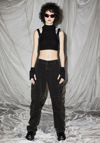 Reverb Unisex Washed Cargo Pants