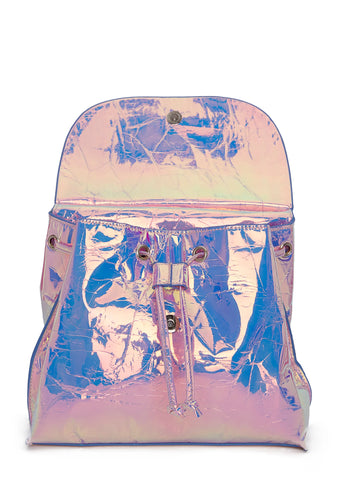 Pink Holo Backpack