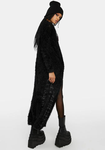 Final Girl Fuzzy Knit Duster