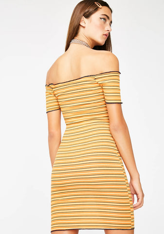 Too Flashy Striped Dress