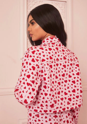 Love Surrounds Me Trucker Jacket