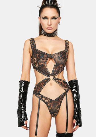 Spotlight On Me Leopard Print Teddy