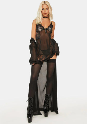 Devoted To You Sheer Nightgown
