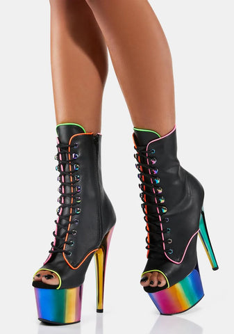 Adore-1021RC-02 Platform Ankle Boots
