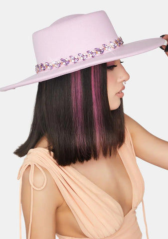 Never Too Glam Rhinestone Hat