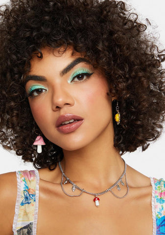 Mushroom Princess Chain Necklace