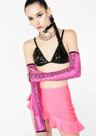 Sweet Mesmerized Vibe Fingerless Gloves