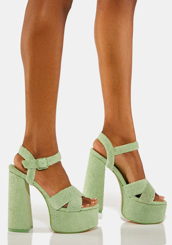 Mint Content Platform Heels